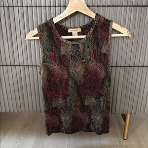 Vintage Multicolor Sleeveless Top